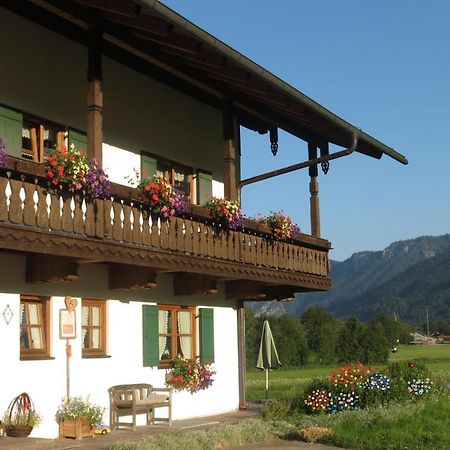 Gaestehaus-Bauernhof Buchwieser Unterammergau Exterior foto